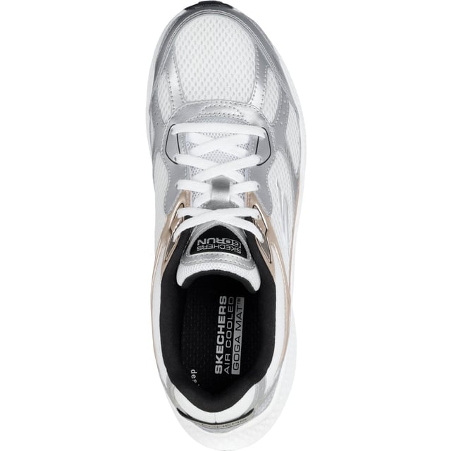 Find total workout comfort in earth-conscious style wearing Skechers GO RUN Consistent 2.0 - Volt. This performance lace-up features responsive ULTRA LIGHT cushioning, stride-efficient M-Strike technology, and a breathable Air-Cooled Goga Mat insole.