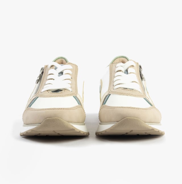These casual trainers feature synthetic leather uppers, breathable design, and a wide fit. Low heel and low-top style make them comfortable for everyday wear