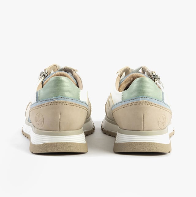 These casual trainers feature synthetic leather uppers, breathable design, and a wide fit. Low heel and low-top style make them comfortable for everyday wear