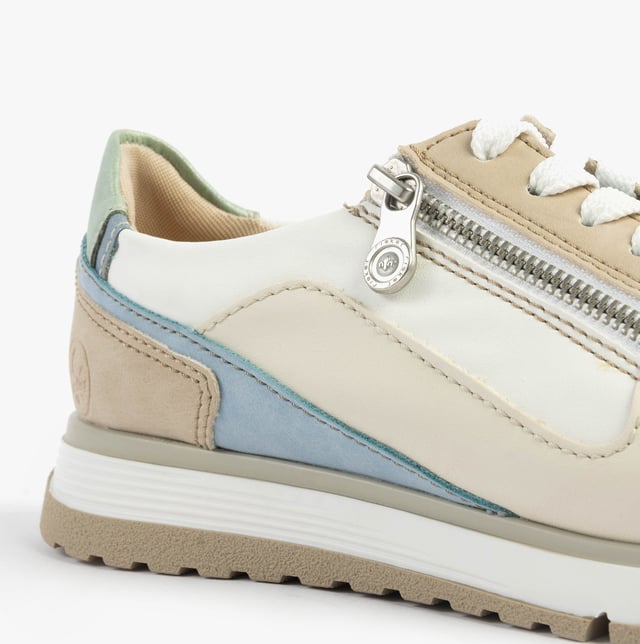 These casual trainers feature synthetic leather uppers, breathable design, and a wide fit. Low heel and low-top style make them comfortable for everyday wear