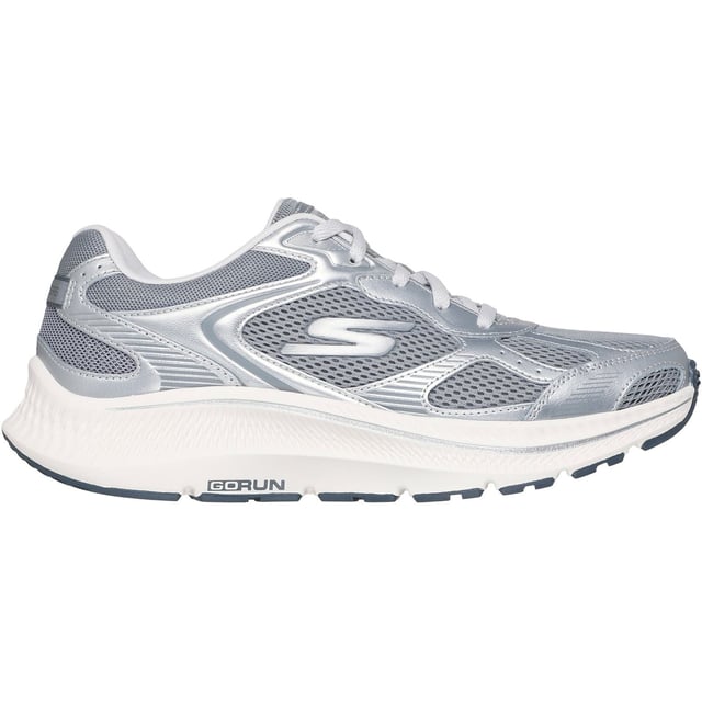 Erlebe völligen Workout-Komfort im umweltbewussten Stil mit den Skechers GO RUN Consistent 2.0 - Volt. Dieser Performance-Laufschuh mit Schnürung bietet reaktionsfähige ULTRA LIGHT-Dämpfung, effiziente M-Strike-Technologie für jeden Schritt und eine atmungsaktive Air-Cooled Goga Mat-Innensohle.