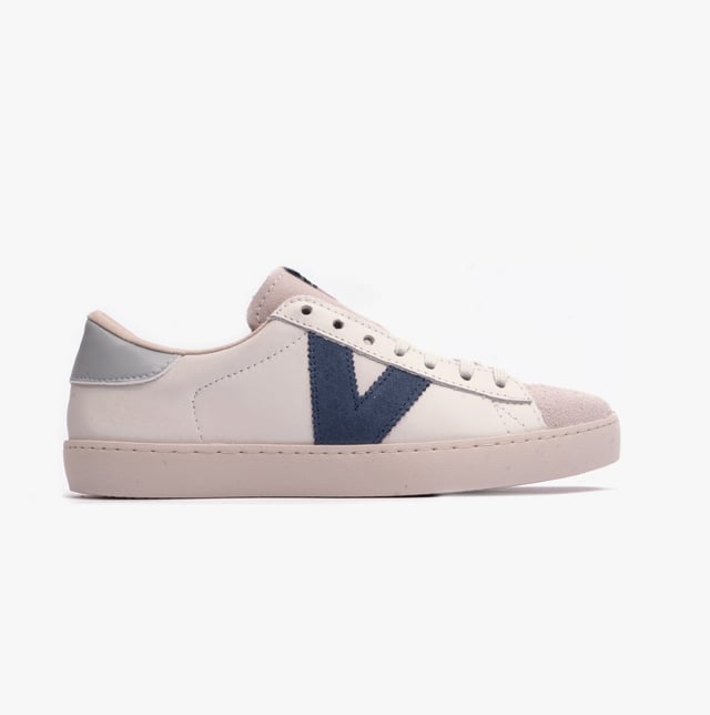 Faux leather casual trainers feature a low-top design with textile lining, PVC sole, lace-up closure, and a round toe, offering comfort for everyday wear
