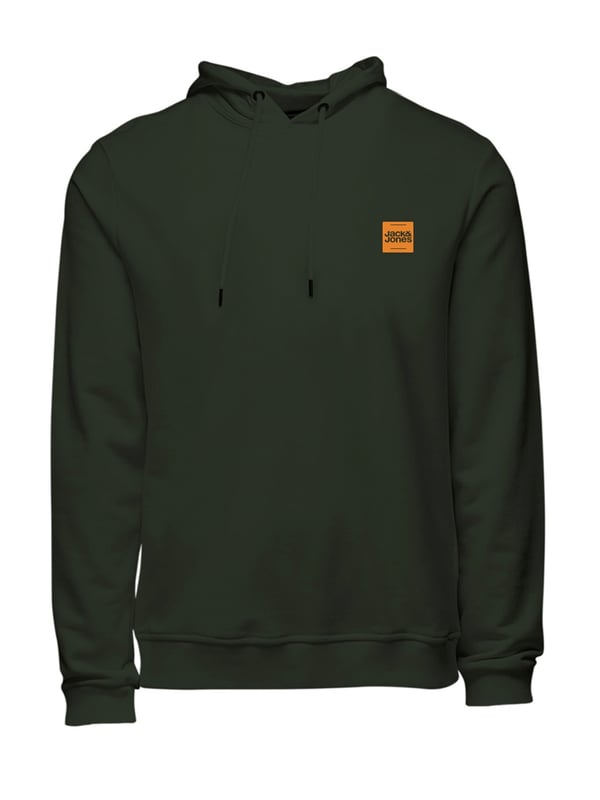 Deze hoodie voor heren combineert een klassieke look met een sportieve flair. Dankzij de normale pasvorm zit hij lekker los zonder zijn silhouet te verliezen. De capuchon met verstelbaar trekkoord beschermt je in stijl tegen weer en wind. Zachte geribde manchetten en zoom zorgen voor een goede pasvorm en extra comfort. Een kleine logoprint op de borst voegt een subtiel merkaccent toe. De hoogwaardige materiaalmix voelt aangenaam zacht aan tegen de huid. Ideaal voor ontspannen dagen, thuis of onderweg. Makkelijk te combineren en tijdloos - een echte allrounder voor in de vrije tijd. De hoodie biedt duurzame kwaliteit en modieus understatement. Trek hem gewoon aan en voel je goed.