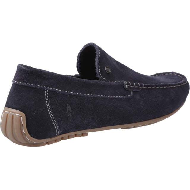 Hush Puppies Ralph Suede Leather Men's Navy Loafers A quality suede loafer for easy to wear casual style, with a breathable textile lining and a cushion comfort flexible sole
