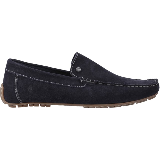 Hush Puppies Ralph Suede Leather Men's Navy Loafers A quality suede loafer for easy to wear casual style, with a breathable textile lining and a cushion comfort flexible sole