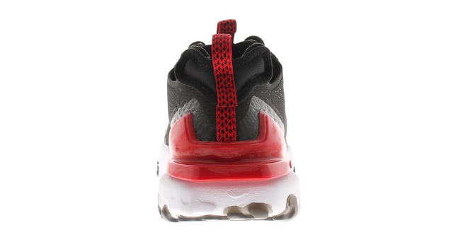 Nike Mens Trainers React Vision Lace Up Rubber Eva Outsole Black And Red. Synthetic Upper. Textile Lining. Rubber Sole. Footwear Sneakers.