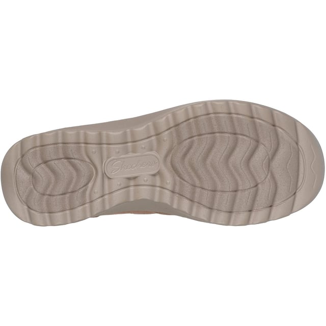 Stijlvolle looks en gezellige warme comfort komen samen in de Skechers Lovely Vibe Fall In Bloom. Deze enkellaars met rits heeft een microlederen bovenwerk en een gevoerde Skechers Air-Cooled Memory Foam inlegzool.