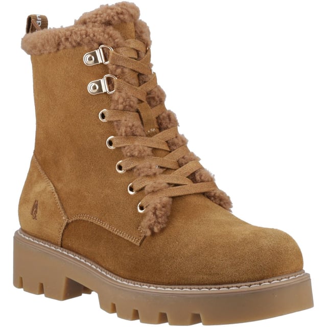 A chunky sole, lace detail and cosy fleece lined ankle boot, the Aurelia will keep you comfy, cosy and looking great on those chilly winter walks