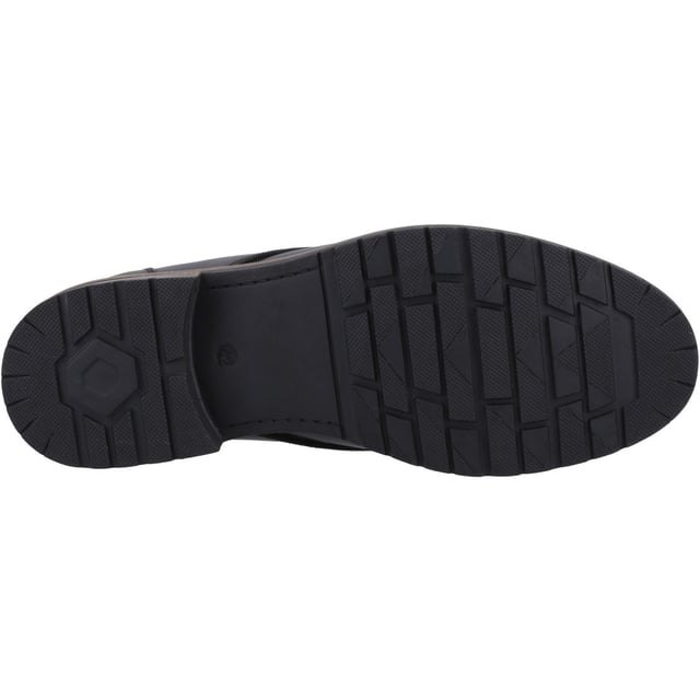 Hush Puppies Ricky Leather Men's Black Ankle Boots A stylish chukka boot with adjustable laces, a soft textile and foam footbed, and soft microfibre lining, the Ricky is a great smart casual choice every day