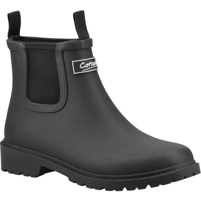 Barton Dames regenlaarzen van Cotswold Shoes zijn de perfecte laarzen voor alle weersomstandigheden. Met volledig waterdicht neopreen voor uitstekende warmte en comfort.
