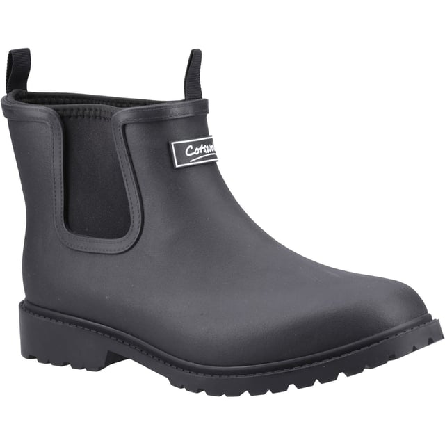Barton herenlaars van Cotswold Shoes, is de perfecte rubberlaars voor alle weersomstandigheden. Met volledig waterdicht neopreen voor uitstekende warmte en comfort.