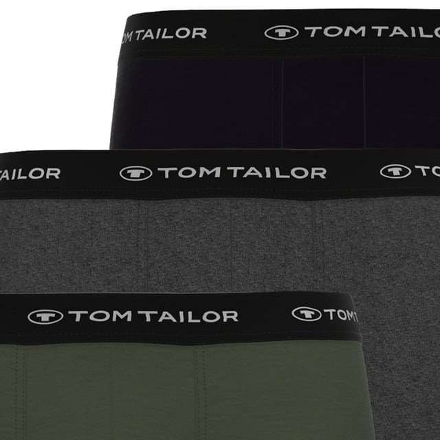 Herren Boxershorts der Marke TOM TAILOR im vorteilhaften 3er Pack. Weiches Baumwoll-Stretch Material bietet Komfort und Bewegungsfreiheit. Perfekt für den alltäglichen Bedarf.