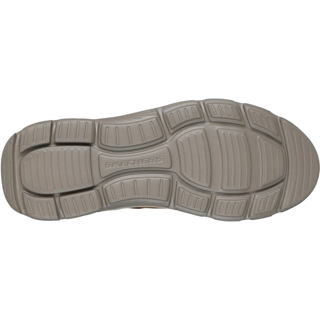 Skechers Arch Fit Garza Rowan Leren Heren Donkerbruine Veterschoenen Ga moeiteloos van je bureau naar het diner in de Skechers Arch Fit Garza - Rowan. Deze zakelijke casual schoen is ontworpen met onze exclusieve Heel Pillow, heeft een bovenwerk van leer en synthetisch materiaal met vaste rekveters en een luchtgekoelde Arch Fit-innenzool.