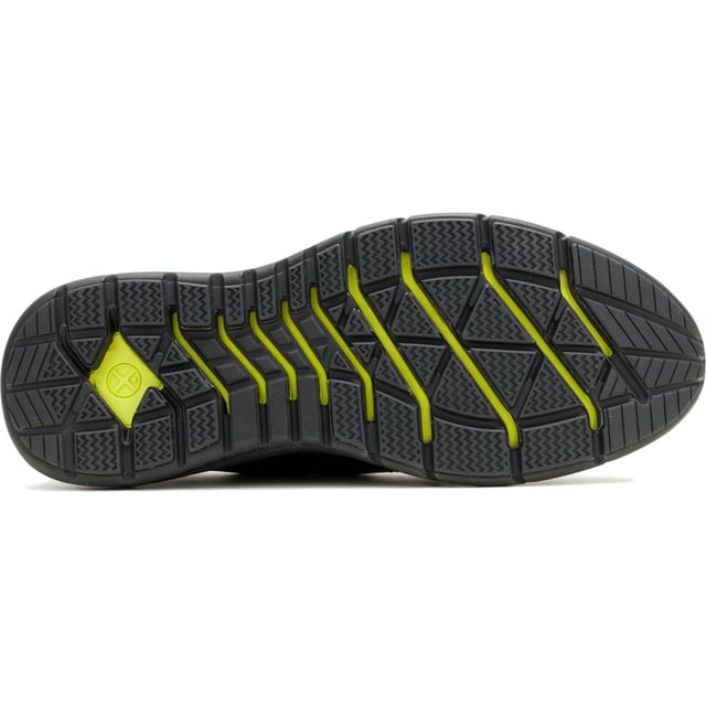 Hush Puppies Excel Leder Herren Schnürschuhe Schwarz/Schwarz Wir präsentieren den neuen vielseitigen Body Shoe Excel, einen hybriden Arbeitsschuh, der elegant genug für das Büro und robust genug für einen Nachmittag außerhalb des Büros ist. Mit verstärktem Komfort und Stabilität dank unserer neuen ComfortTread-Technologie.