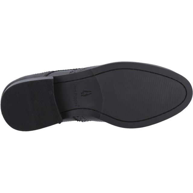 Hush Puppies Natalia Leather Women's Black/Black Brogues Shoes With it's classic style and gorgeous leather upper, the Natalia is perfect for everyday wear. With it's lightweight sole and memory foam interior you'll be sure to stay comfortable all day long