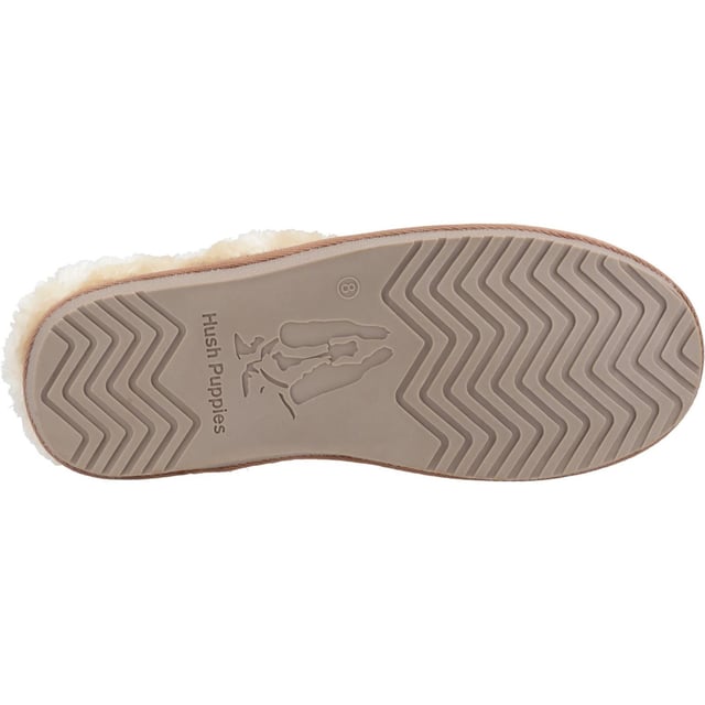 Hush Puppies Atticus Suede Men's Tan Slippers The Atticus Slipper in suede brings timeless heritage design to ultimate winter comfort. Crafted with a real suede upper, cosy faux fur lining, memory foam insole, and woven stitch detail, it's seriously cosy and built to last.