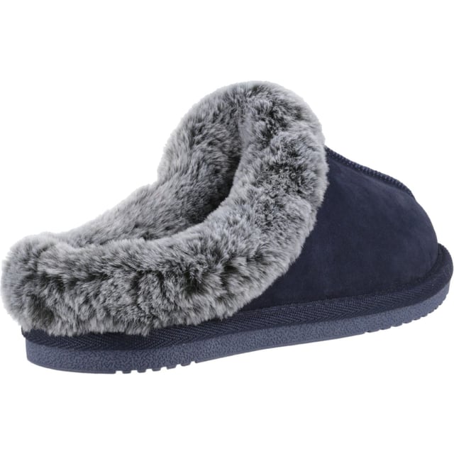 Onze gezellige, gemakkelijk te dragen Amara Mule Slipper is een uitstekende keuze voor thuis. Met de gezellige nepbontvoering en het traagschuim interieur blijf je de hele dag ontspannen en comfortabel.