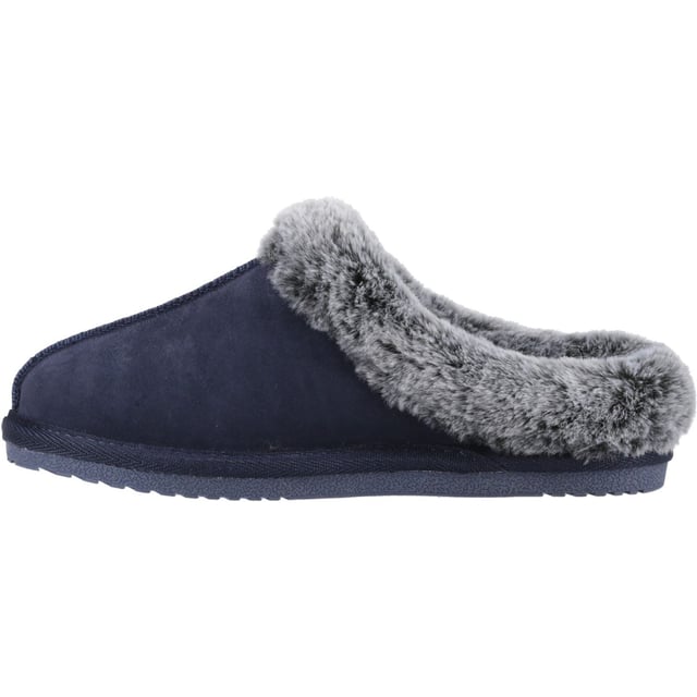 Onze gezellige, gemakkelijk te dragen Amara Mule Slipper is een uitstekende keuze voor thuis. Met de gezellige nepbontvoering en het traagschuim interieur blijf je de hele dag ontspannen en comfortabel.