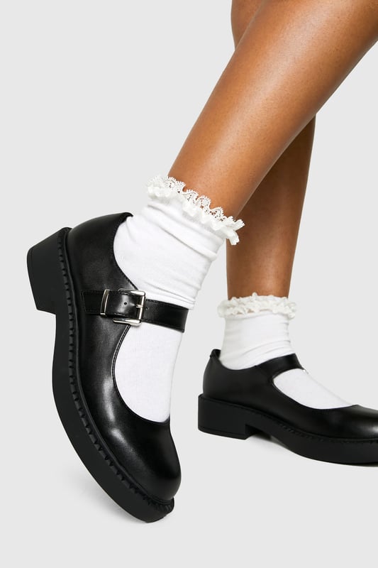 Chunky Flat Mary Janes