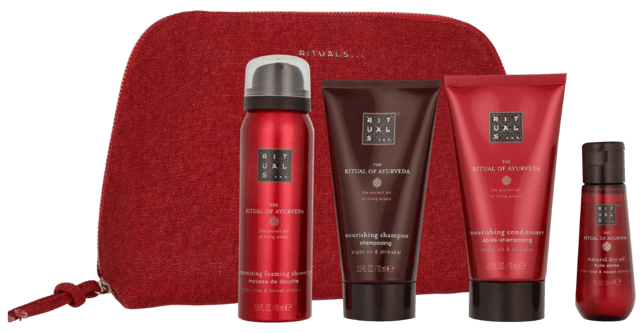 Foaming Shower Gel 50ml/Dry Oil 30ml/Shampoo 70ml/Conditioner 70ml