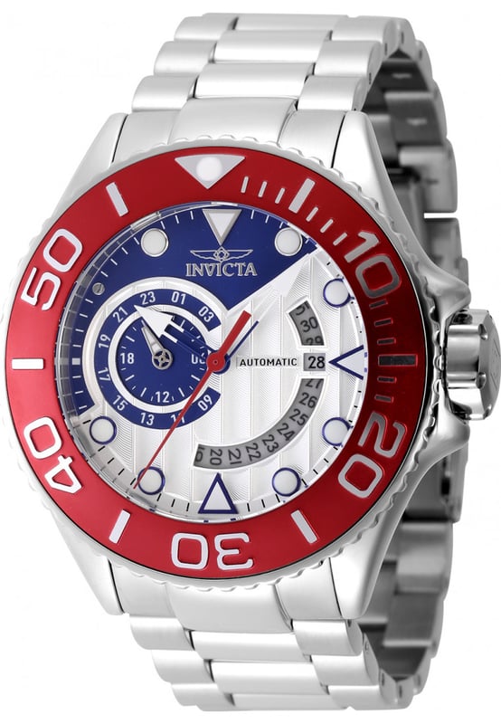Practical, hardwearing and reliable watches from Invicta. This Mens Grand Diver Watch IN-47545 has all the Invicta traits, a sublime meticulously crafted timepiece for all occasions. And like all watches from us, you can buy with complete confidence knowing we are official Invicta dealers so your Mens Grand Diver Watch IN-47545 will arrive with a full manufacturer backed warranty and all documents.  Dimensions (cm): 10x10x5