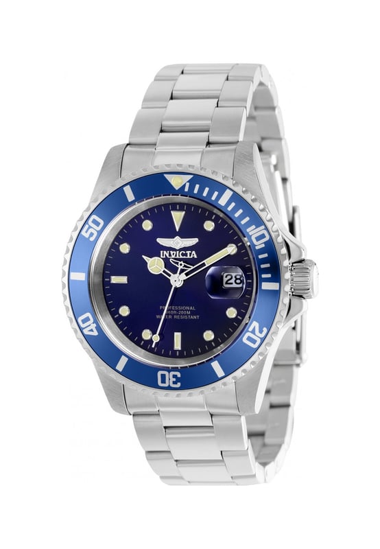 Functional and heard wearing, this Mens Pro Diver Watch IN-37156 by Invicta will keep ticking away tirelessly on your wrist for many years to come. The Mens Pro Diver Watch IN-37156 is the perfect gift.  Dimensions (cm): 10x10x5