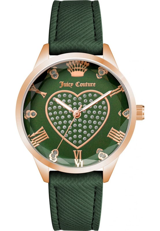 Functional and heard wearing, this Ladies Watch JC1300RGGN by Juicy Couture will keep ticking away tirelessly on your wrist for many years to come. The Ladies Watch JC1300RGGN is the perfect gift.  Dimensions (cm): 10x10x5