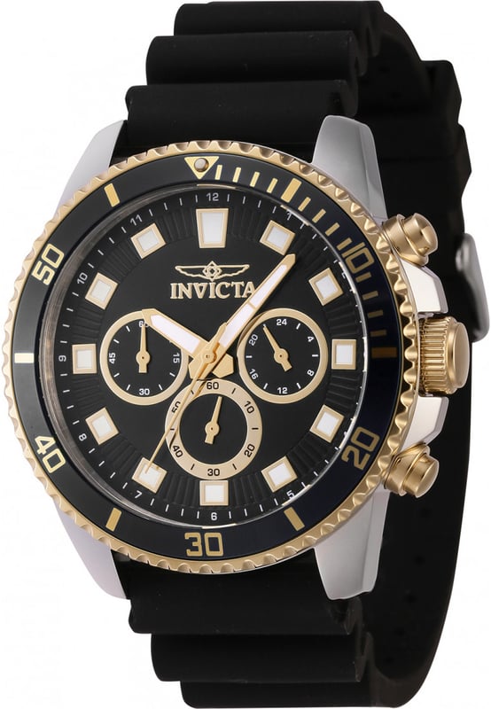 As you would expect from a manufacturer as highly regarded as Invicta, you get a watch that will last the test of time. All Invicta watches have been manufactured using strong and durable parts to keep your brand new  IN-46120 Mens Pro Diver Watch ticking for years to come.  Dimensions (cm): 10x10x5