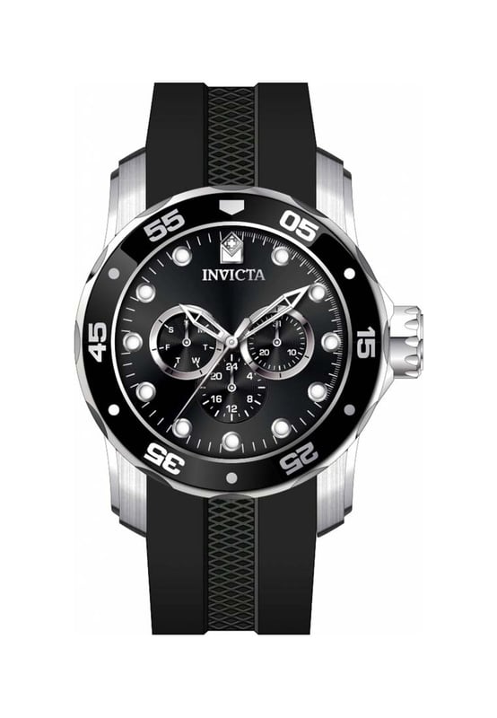 Every Invicta watch watch is made to exacting standards and the Mens Pro Diver Watch IN-45721 is no exception. It comes boxed in the original packaging with all the Invicta warranty and instructions. Get your Invicta Mens Pro Diver Watch IN-45721 watch today.  Dimensions (cm): 10x10x5