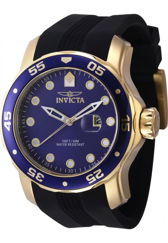 The Mens Pro Diver Watch IN-45737 from Invicta is a great example of why the Invicta range has become so popular. Suitable for most occasions/pursuits its hard to find a reason why the Mens Pro Diver Watch IN-45737 shouldn't be high up on your shopping list. The Mens Pro Diver Watch IN-45737 makes a wonderful gift.  Dimensions (cm): 10x10x5