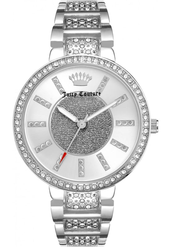 Functional and heard wearing, this Ladies Watch JC1313SVSV by Juicy Couture will keep ticking away tirelessly on your wrist for many years to come. The Ladies Watch JC1313SVSV is the perfect gift.  Dimensions (cm): 10x10x5