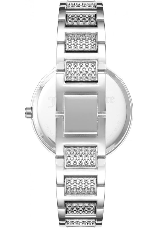Functional and heard wearing, this Ladies Watch JC1313SVSV by Juicy Couture will keep ticking away tirelessly on your wrist for many years to come. The Ladies Watch JC1313SVSV is the perfect gift.  Dimensions (cm): 10x10x5