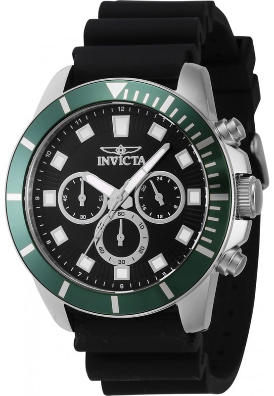 Invicta is a hugely popular range, and when you look at the Mens Pro Diver Watch IN-46078 in more detail it becomes very clear why. Attention to detail and high quality materials are used throughout making the Mens Pro Diver WatchIN-46078 a watch you can show off with glee.  Dimensions (cm): 10x10x5