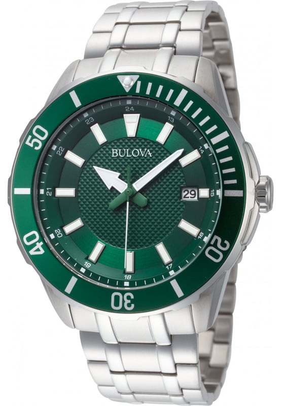 The Mens Classic Watch 98B359 from Bulova is a great example of why the Bulova range has become so popular. Suitable for most occasions/pursuits its hard to find a reason why the Mens Classic Watch 98B359 shouldn't be high up on your shopping list. The Mens Classic Watch 98B359 makes a wonderful gift.  Dimensions (cm): 10x10x5
