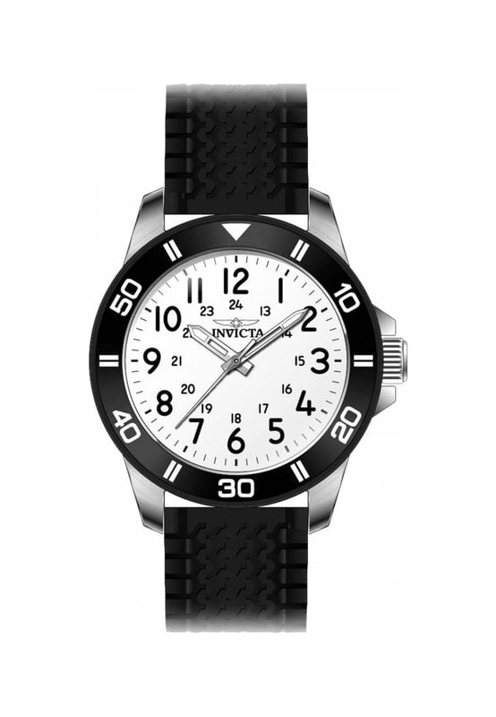 Practical, hardwearing and reliable watches from Invicta. This Mens Pro Diver Watch IN-43629 has all the Invicta traits, a sublime meticulously crafted timepiece for all occasions. And like all watches from us, you can buy with complete confidence knowing we are official Invicta dealers so your Mens Pro Diver Watch IN-43629 will arrive with a full manufacturer backed warranty and all documents.  Dimensions (cm): 10x10x5