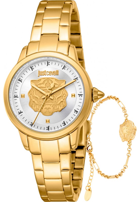 Het Dames Dolce Horloge en Armband Cadeauset JC1L334M0055 van Just Cavalli is een geweldig voorbeeld van waarom de Just Cavalli collectie zo populair is geworden. Geschikt voor de meeste gelegenheden is het moeilijk te vinden waarom het Dames Dolce Horloge en Armband Cadeauset JC1L334M0055 niet hoog op je boodschappenlijst zou moeten staan. Het Dames Dolce Horloge en Armband Cadeauset JC1L334M0055 is een prachtig cadeau. Afmetingen (cm): 10x10x5