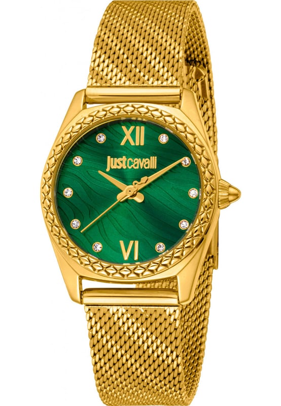 Functional and heard wearing, this Ladies Animalier Watch JC1L313M0035 by Just Cavalli will keep ticking away tirelessly on your wrist for many years to come. The Ladies Animalier Watch JC1L313M0035 is the perfect gift.  Dimensions (cm): 10x10x5