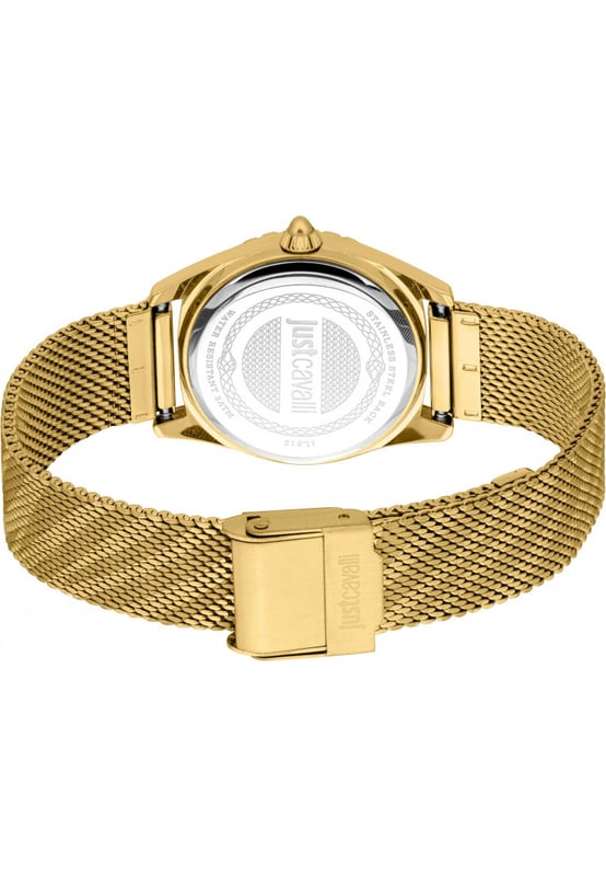Functional and heard wearing, this Ladies Animalier Watch JC1L313M0035 by Just Cavalli will keep ticking away tirelessly on your wrist for many years to come. The Ladies Animalier Watch JC1L313M0035 is the perfect gift.  Dimensions (cm): 10x10x5