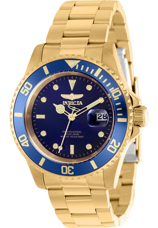 As we have come to expect from a manufacturer as highly regarded as Invicta, you get a watch that will last the test of time. All Invicta watches have been manufactured using strong and durable parts to keep your brand new  IN-37159 Mens Pro Diver Watch ticking away on your wrist for many years to come.  Dimensions (cm): 10x10x5