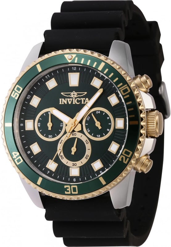 As you would expect from a manufacturer as highly regarded as Invicta, you get a watch that will last the test of time. All Invicta watches have been manufactured using strong and durable parts to keep your brand new  IN-46127 Mens Pro Diver Watch ticking for years to come.  Dimensions (cm): 10x10x5