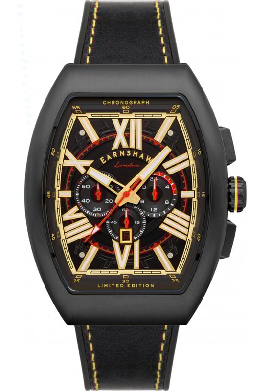 You can't go wrong with this Mens Supremacy Watch ES-8270-04 from Thomas Earnshaw, each and every Thomas Earnshaw watch is meticulously designed and crafted using high quality materials. And by buying the Mens Supremacy Watch ES-8270-04 here, you can also sleep sound knowing your new watch will be fully backed by the manufacturer's warranty in the very unlikely event it should develop a fault.  Dimensions (cm): 10x10x5