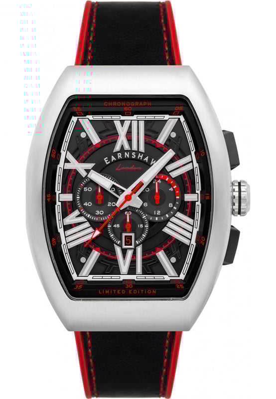 You can't go wrong with this Mens Supremacy Watch ES-8270-05 from Thomas Earnshaw, each and every Thomas Earnshaw watch is meticulously designed and crafted using high quality materials. And by buying the Mens Supremacy Watch ES-8270-05 here, you can also sleep sound knowing your new watch will be fully backed by the manufacturer's warranty in the very unlikely event it should develop a fault.  Dimensions (cm): 10x10x5