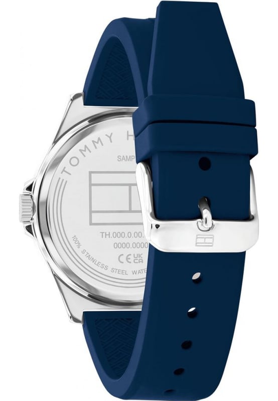 Tommy Hilfiger 1710616 - Reloj para hombre cuarzo acero inoxidable&bull; material: acero inoxidable&bull; cristal: min&egrave;ral&bull; pulsera: silicona&bull; correa: gris&bull; resistencia al agua: 0 m (0 ATM)&bull; tama&ntilde;o de la caja: 42 mm