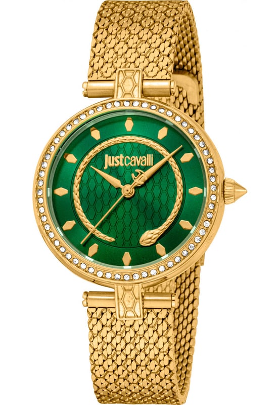 As we have come to expect from a manufacturer as highly regarded as Just Cavalli, you get a watch that will last the test of time. All Just Cavalli watches have been manufactured using strong and durable parts to keep your brand new  JC1L240M0035 Ladies Glam Chic Watch ticking away on your wrist for many years to come.  Dimensions (cm): 10x10x5