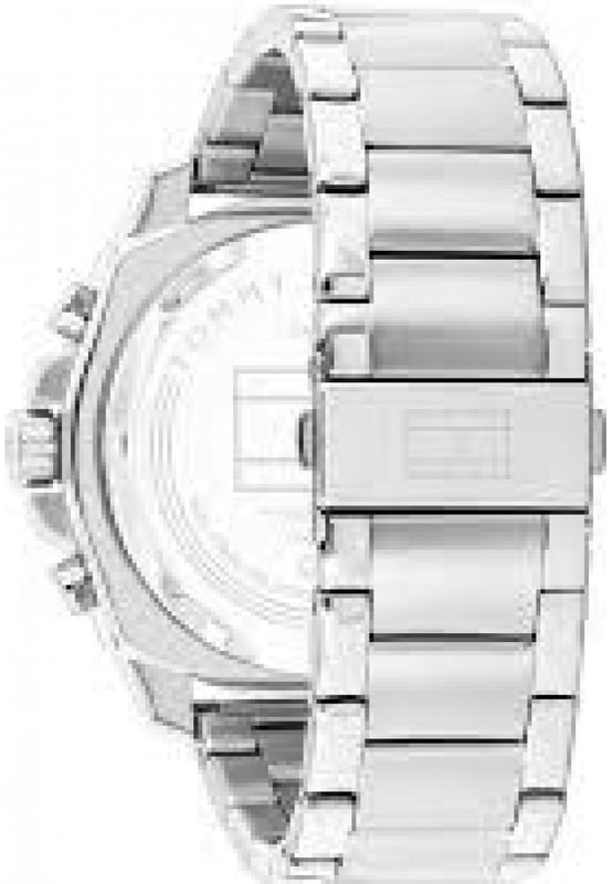 Tommy Hilfiger 1710689 - Reloj para hombre cuarzo acero inoxidable&bull; material: acero inoxidable&bull; cristal: min&egrave;ral&bull; pulsera: acero inoxidable&bull; correa: gris&bull; resistencia al agua: 50 m (5 ATM)&bull; tama&ntilde;o de la caja: 48 mm