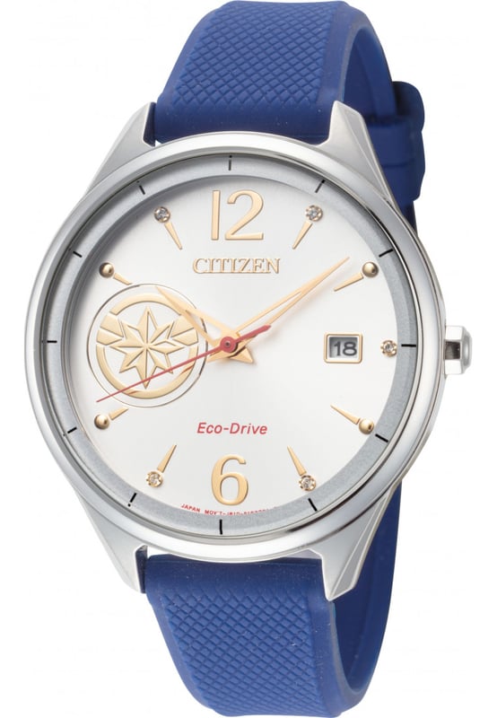As we have come to expect from a manufacturer as highly regarded as Citizen, you get a watch that will last the test of time. All Citizen watches have been manufactured using strong and durable parts to keep your brand new  FE6101-05W Ladies Captain Marvel Watch ticking away on your wrist for many years to come.  Dimensions (cm): 10x10x5