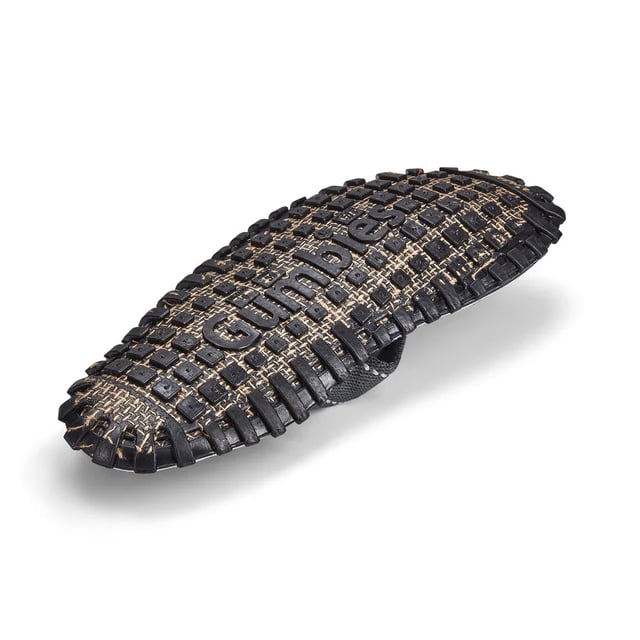 Unisex flip-flops made from recycled cotton canvas and rubber offer lightweight, breathable comfort with a slip-on design, round toe shape, and flat heel for casual wear