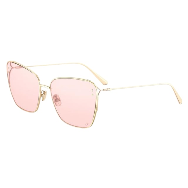 Elevate your style with the Dior MissDior Gold Framed Pink Lens Sunglasses, designed for women who appreciate luxury and elegance. Featuring a striking gold frame that adds a touch of sophistication, these sunglasses are complemented by soft pink lenses that not only protect your eyes but also enhance your look with a subtle, feminine hue. Perfect for sunny days or making a fashion statement, they combine high-end craftsmanship with timeless design, ensuring you stand out effortlessly wherever you go. Experience the perfect blend of comfort, protection, and iconic Dior style. Made In Italy 100% Metal