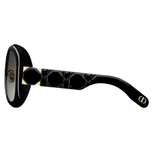 Elevate your style with the Dior Lady Sunglasses, featuring a sleek shiny black frame paired with sophisticated smoke grey lenses. Designed for women who appreciate luxury and elegance, these sunglasses offer both timeless fashion and practical eye protection. The refined design complements any outfit, making them perfect for everyday wear or special occasions. Experience comfort and confidence with Dior's impeccable craftsmanship, ensuring you stand out with a chic, modern look wherever you go. Make a statement and protect your eyes in style with these must-have Dior sunglasses. Made In Italy 100% Plastic