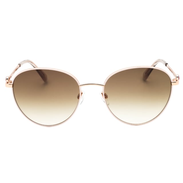 Elevate your style with the Love Moschino Brown SF Lensed Gold Sunglasses, designed to combine fashion and function effortlessly. Featuring a chic brown frame with subtle gold accents, these sunglasses offer a sophisticated look that complements any outfit. The 55x18x140mm dimensions ensure a comfortable fit, while the high-quality lenses provide excellent sun protection. Perfect for women who want to make a bold statement, these sunglasses blend Moschino's iconic flair with everyday practicality. Step out confidently and protect your eyes in style with this must-have accessory. 100% Metal